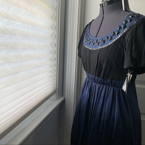 Kensie Baby Doll Short Sleeve Silk Dress NWT - Picture 11 of 12